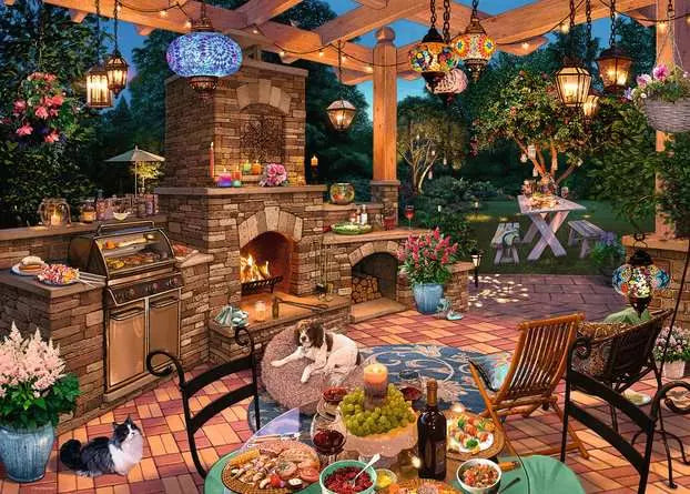 The Garden Kitchen 1000 Piece Jigsaw Puzzle