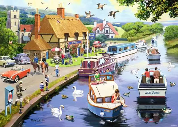 Leisure Days River 1000 Piece Jigsaw Puzzle