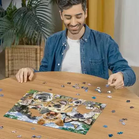 Selfie Dogs Delight 500 Piece Jigsaw Puzzle