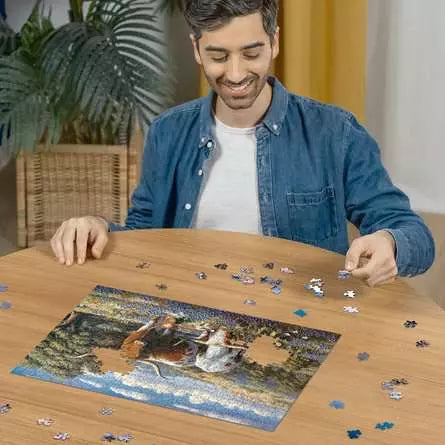 Loving Longhorns 500 Piece Jigsaw Puzzle