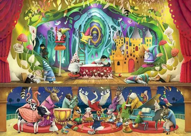 Riverside Town 1000 Piece Jigsaw Puzzle