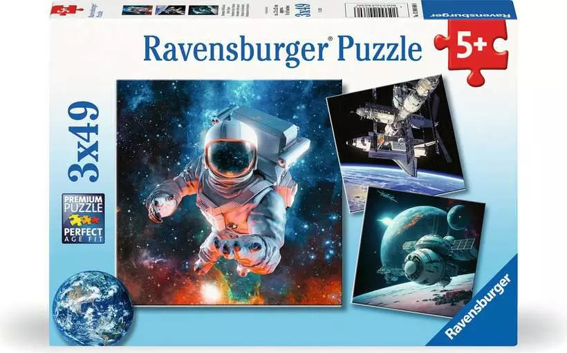Outer Space 3x49 Piece Jigsaws