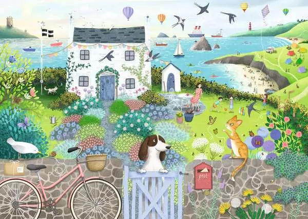 Coastal Cottage 1000 Piece Jigsaw Puzzle