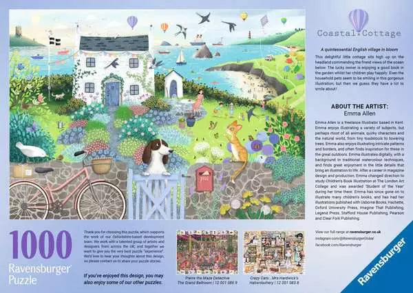 Coastal Cottage 1000 Piece Jigsaw Puzzle