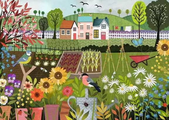 Garden Allotment 1000 Piece Jigsaw Puzzle