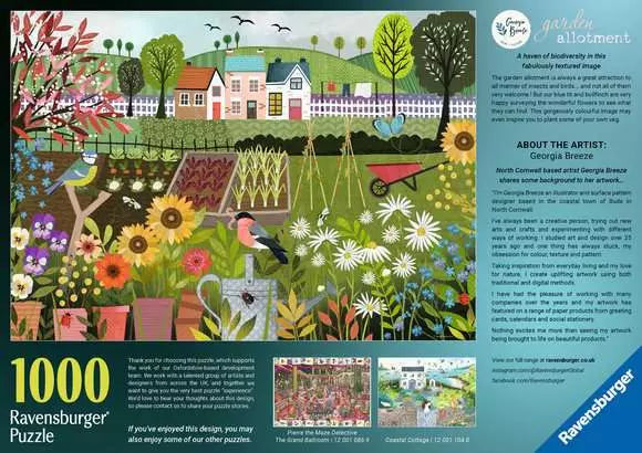 Garden Allotment 1000 Piece Jigsaw Puzzle