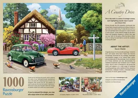 Leisure Days No.9 A Country Drive 1000 Pce Jigsaw