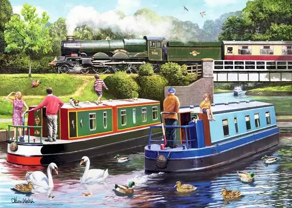 Canal Crossing 1000 Piece Jigsaw Puzzle