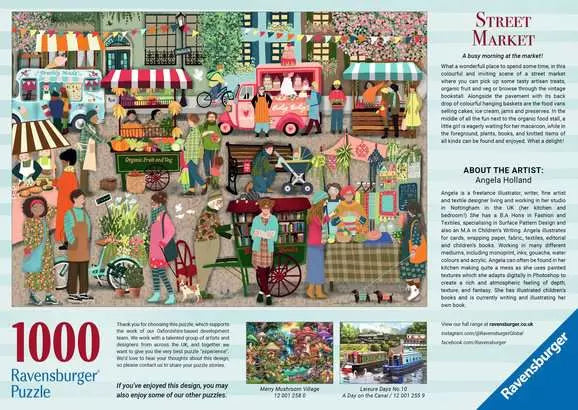 Street Market 1000 Piece Jigsaw Puzzle