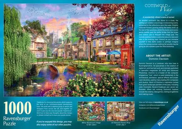 Cotswold Way 1000 Piece Jigsaw Puzzle