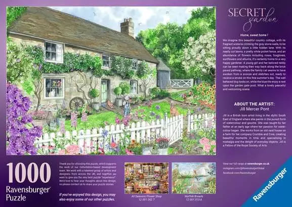 Secret Garden 1000 Piece Jigsaw Puzzle