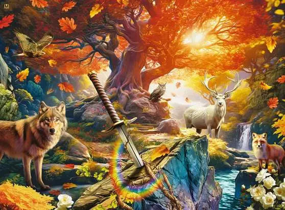 Excalibur Forest 500 Piece Jigsaw Puzzle