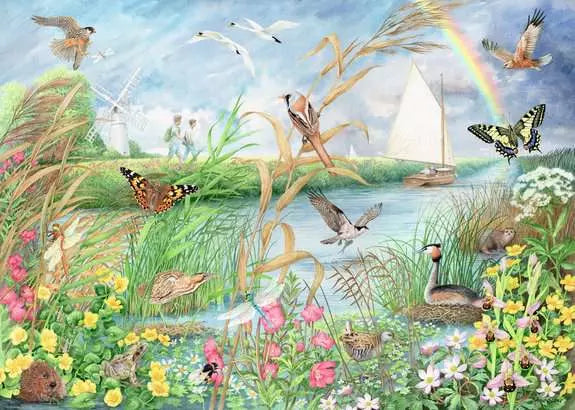 Norfolk Broads 1000 Piece Jigsaw Puzzle
