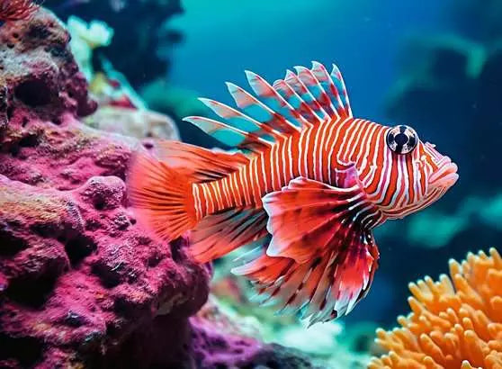 Red Lionfish 500 Piece Jigsaw Puzzle