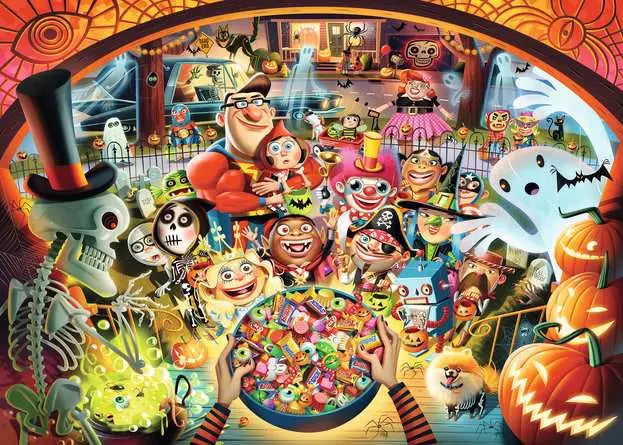 Trick or Treat  1000 Piece Jigsaw Puzzle