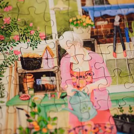 Gardening 100 Piece Jigsaw Puzzle