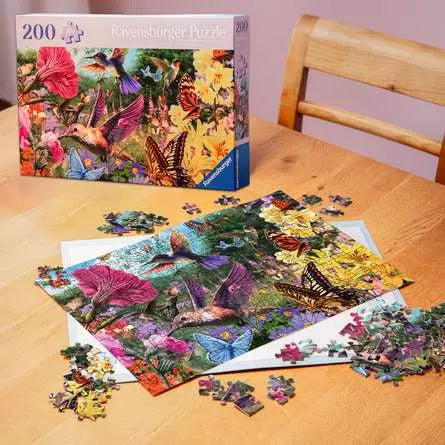 Hummingbirds & Butterflies 200 Piece Jigsaw