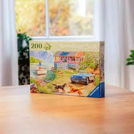 Summer Lake House 100 Piece Jigsaw Puzzle