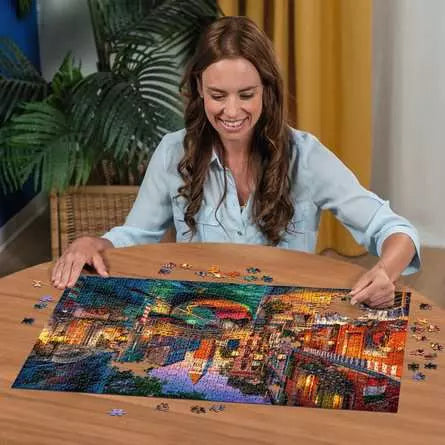 Canal Cruise in Venice 1000 Piece Jigsaw