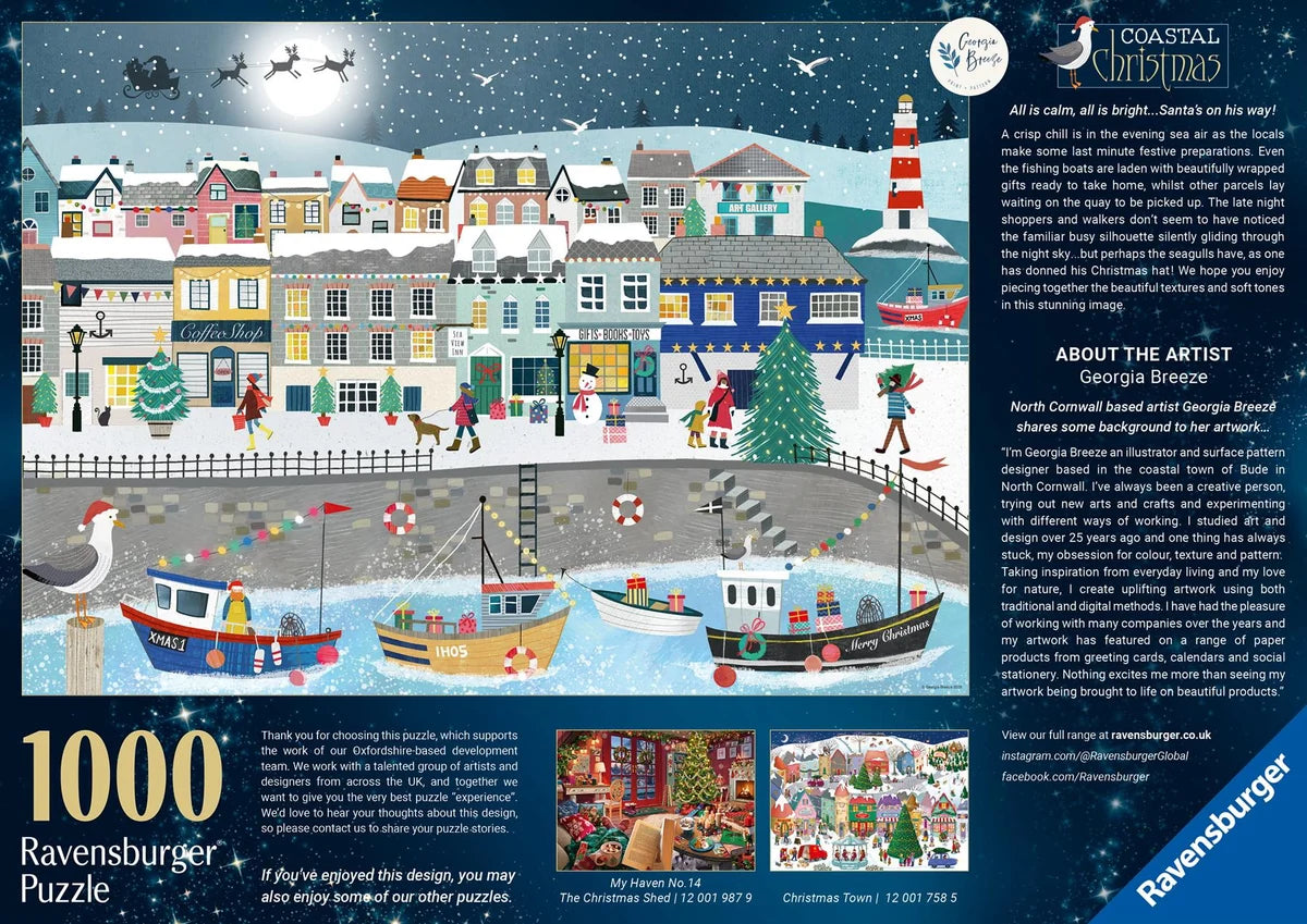 Coastal Christmas 1000 Piece Jigsaw Puzzle