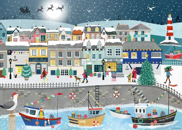 Coastal Christmas 1000 Piece Jigsaw Puzzle