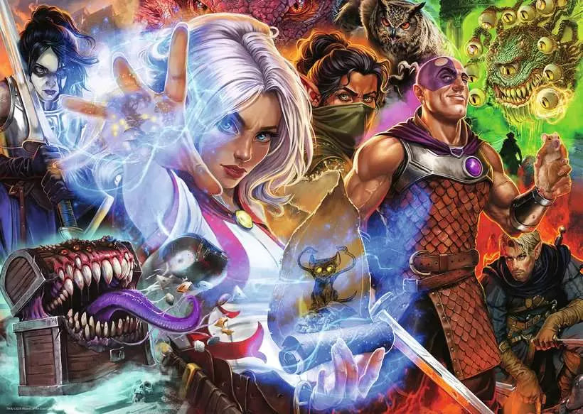 Dungeons & Dragons Quest Accepted 1000 Piece Jigsaw
