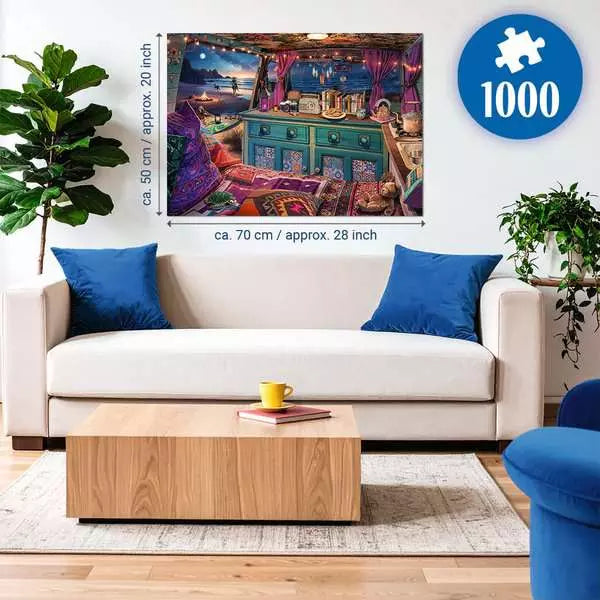 View form my Window No.2: Camp 1000 Piece Jigsaw