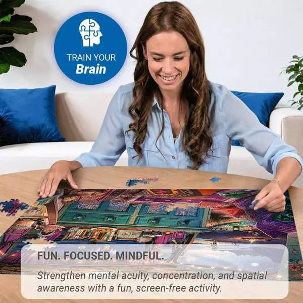 View form my Window No.2: Camp 1000 Piece Jigsaw