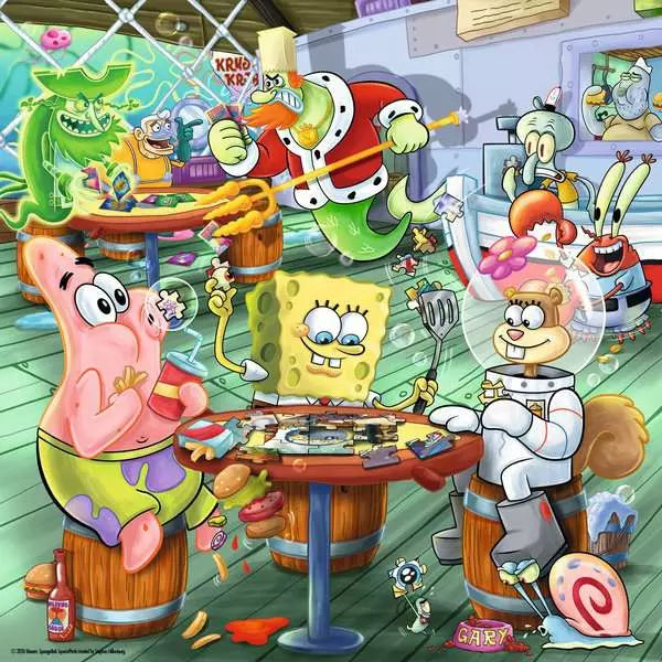 Games Night at the Krusty Krab 500 Piece Jigsaw