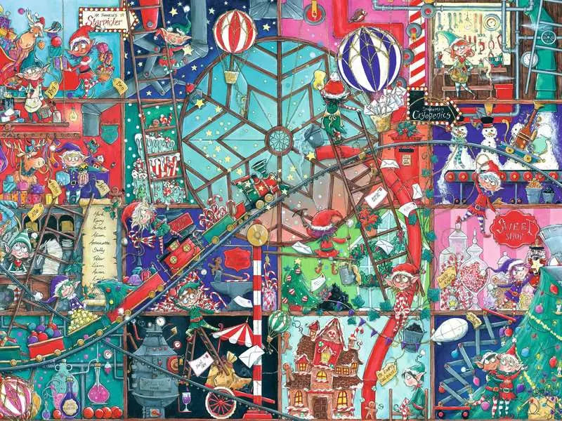 The Elf Factory 1500 Piece Jigsaw Puzzle