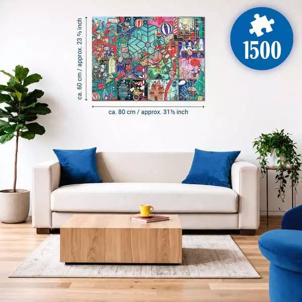 The Elf Factory 1500 Piece Jigsaw Puzzle