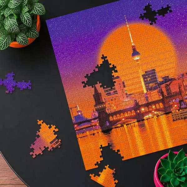 Neon Berlin 500 Piece Jigsaw Puzzle