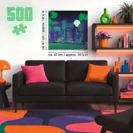Neon Tokyo 500 Piece Jigsaw Puzzle