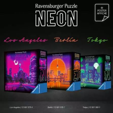 Neon Tokyo 500 Piece Jigsaw Puzzle