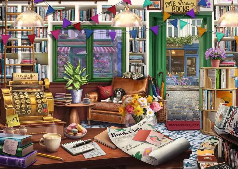 Enchanted Bookshop 1000 Piece Jigsaw Puzzle