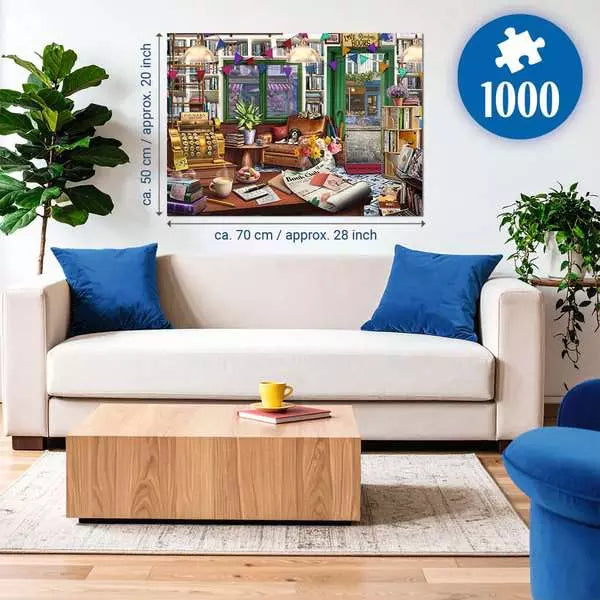 Enchanted Bookshop 1000 Piece Jigsaw Puzzle
