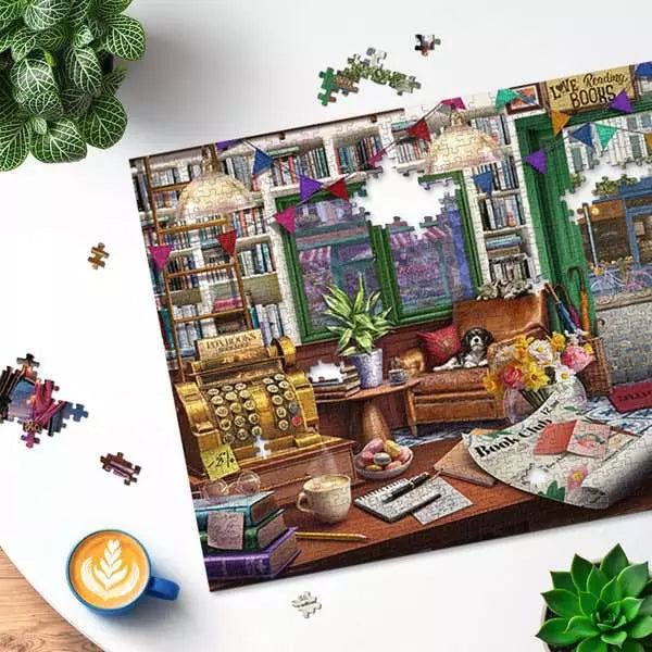 Enchanted Bookshop 1000 Piece Jigsaw Puzzle