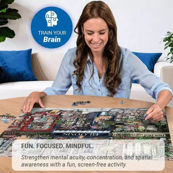 Busy High Street No 1 1000 Piece Jigsaw Puzzle
