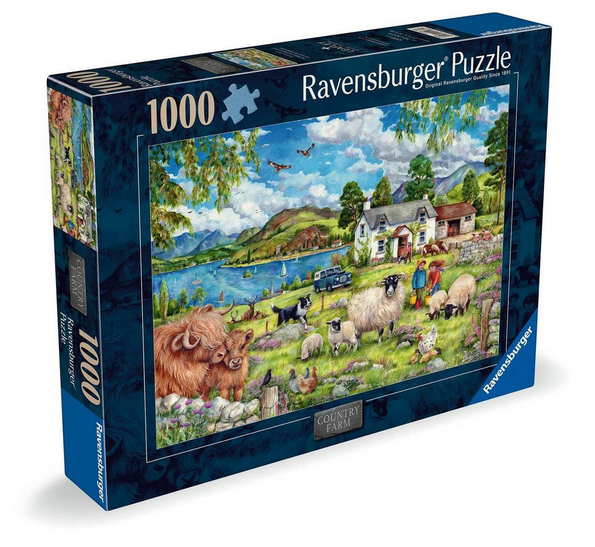 Country Farm 1000 piece Jigsaw Puzzle