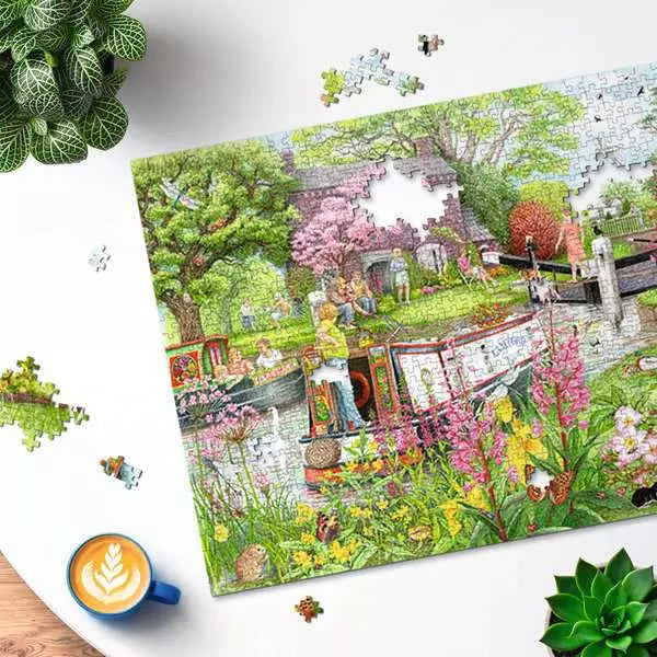 Cosy Cafe No 4: River Café 1000 Piece Jigsaw