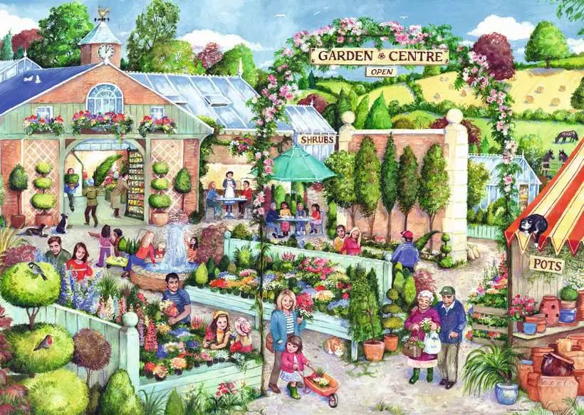 Garden Centre in Bloom 500 Piece Jigsaw Puzzle