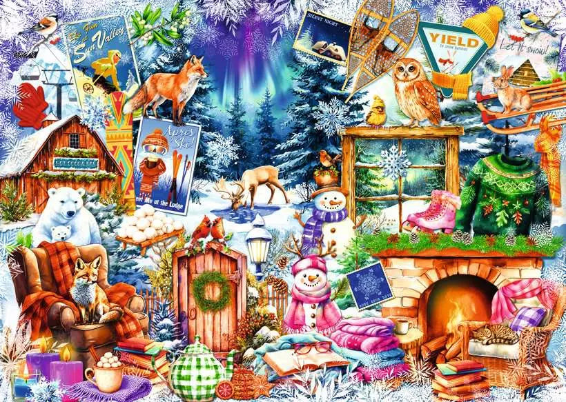 Winter Frost 500 Piece Jigsaw Puzzle