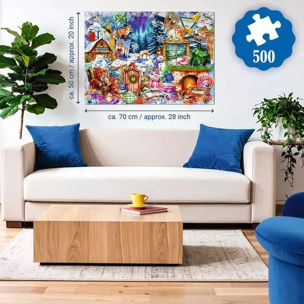 Winter Frost 500 Piece Jigsaw Puzzle