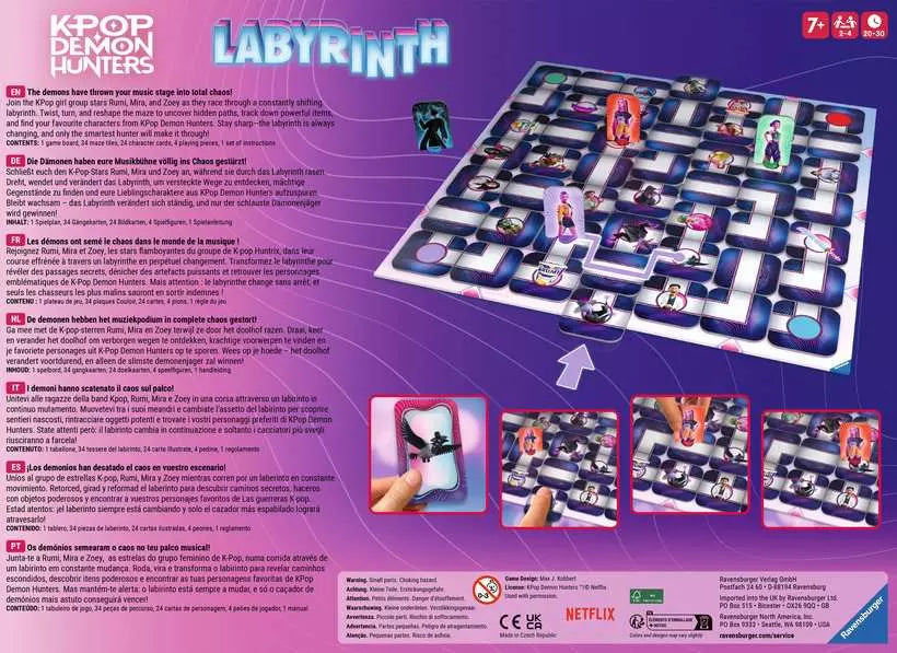 Labyrinth KPop Demon Hunters Board Game
