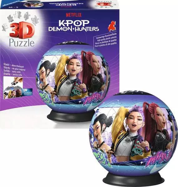 K-Pop Demon Hunters 72 piece 3D Puzzle Ball