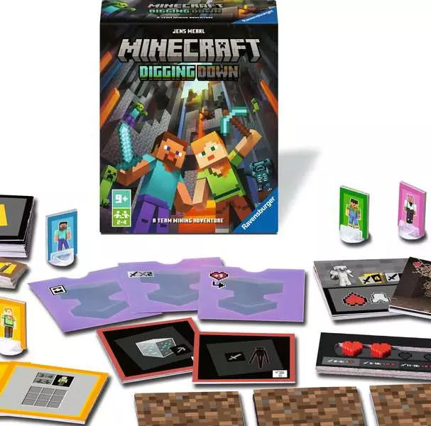Minecraft Digging Down Card Game