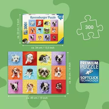 Ravensburger Puppy Pop Out XXL 300 piece Jigsaw Puzzle