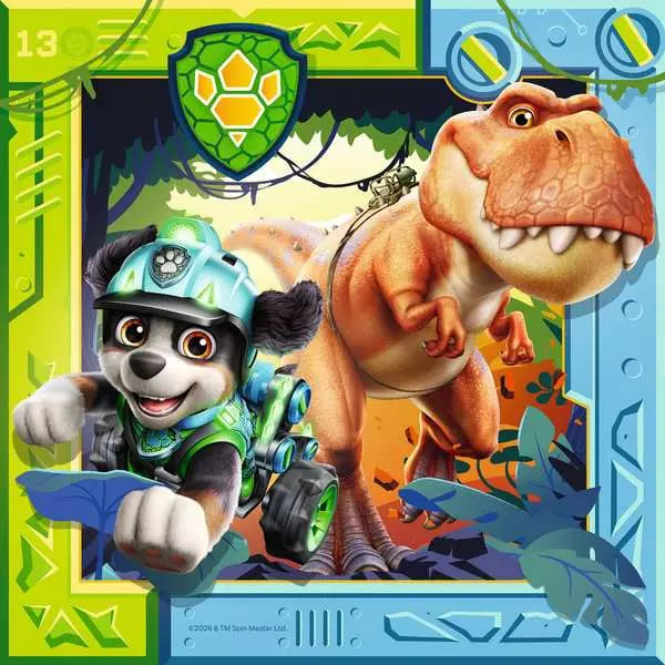 Paw Patrol 3 Dino Movie 3x49 Piece Jigsaw Puzzles