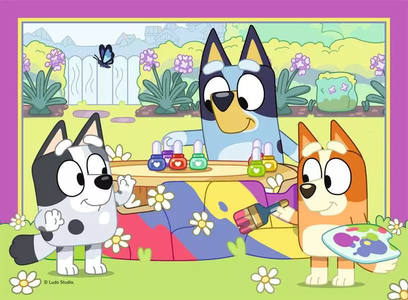 Bluey 4 in a box 12/16/20/24 Piece Jigsaw Puzzles