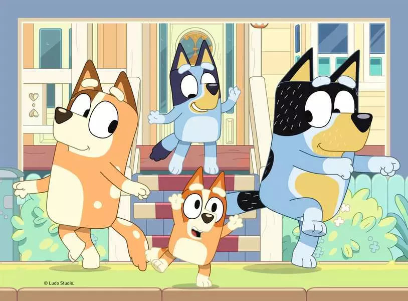 Bluey 4 in a box 12/16/20/24 Piece Jigsaw Puzzles